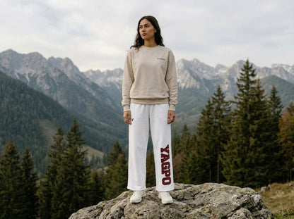 Unisex Wide-leg Cotton Pants