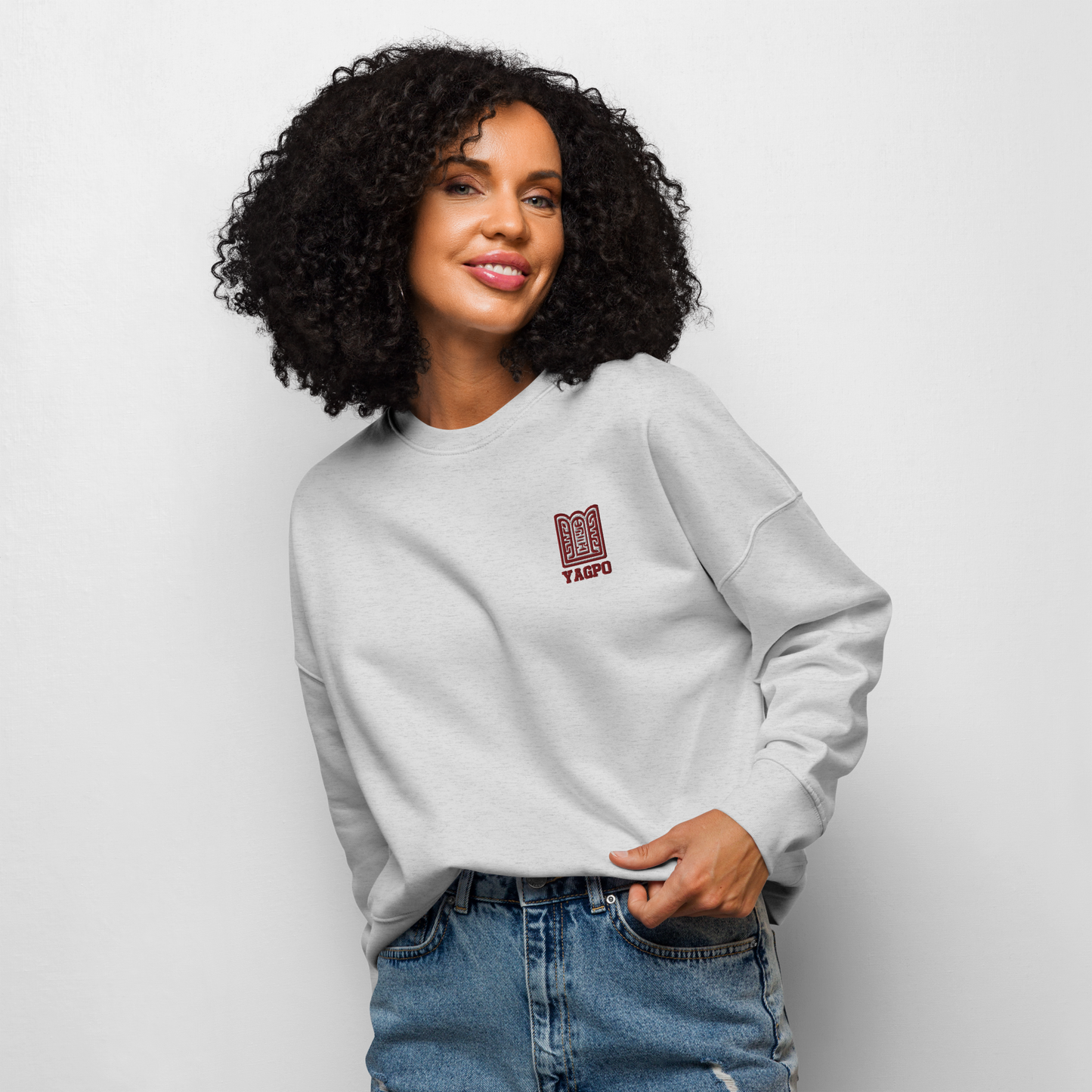 Women’s organic crew neck sweatshirt