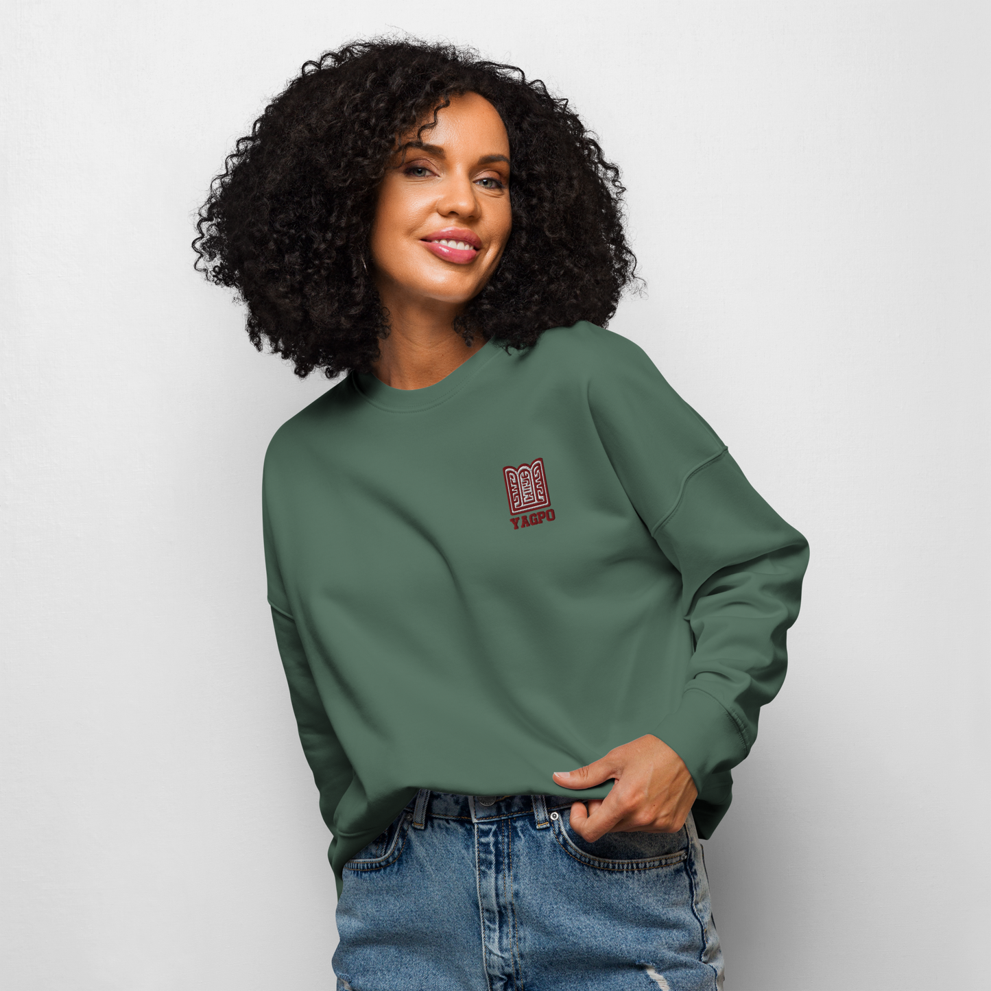 Women’s organic crew neck sweatshirt